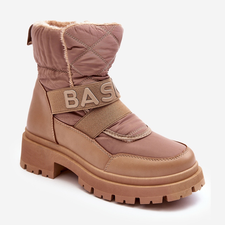 PS1 Stivali da neve isolati con cerniera da donna Beige Zeva 1