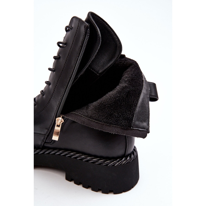 Stivali Worker Da Donna Con Decorazione Neri S.Barski MR870-68 nero 2