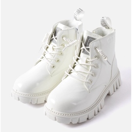 Stivaletto in vernice bianca Big Star MM374142 bianco 1
