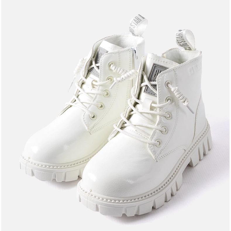 Stivaletto in vernice bianca Big Star MM374142 bianco 1