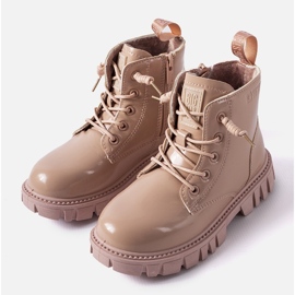 Stivaletti in vernice rosa Big Star MM374144 1