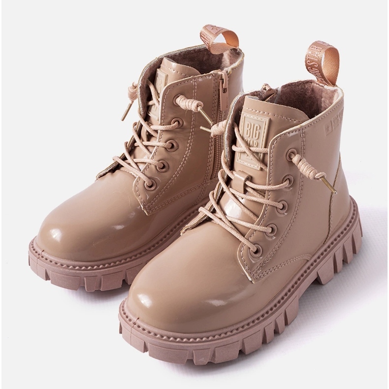 Stivaletti in vernice rosa Big Star MM374144 1