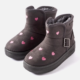 Doposci per bambini grigi Big Star KK374244 grigio 1