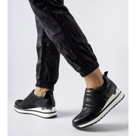 Sneakers nere con decorazione Andre argento nero 1