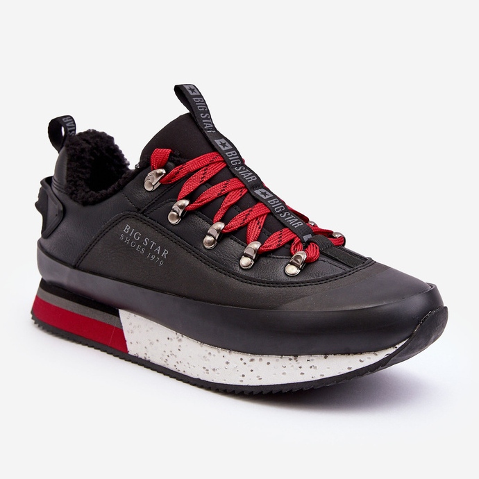 Scarpe sportive isolanti da uomo nere Big Star MM174111 nero 1
