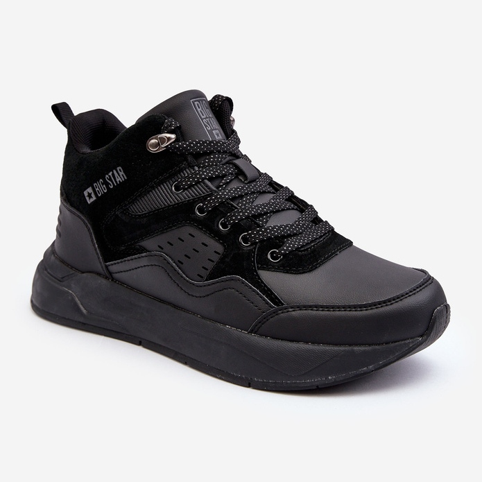 Scarpe sportive da uomo isolate nere Big Star MM174161 nero 1
