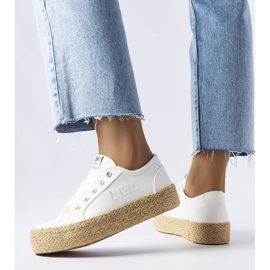 Espadrillas Lee Cooper LCW-23-31-1796L bianche bianco 1