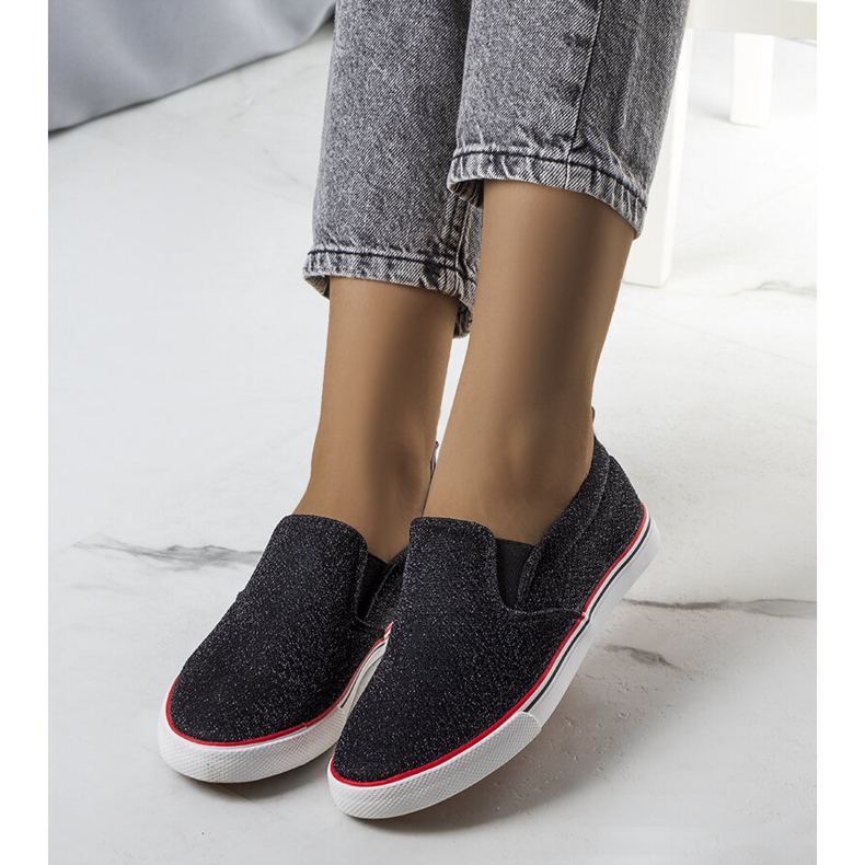 Sneakers nere da donna Ryza nero 2