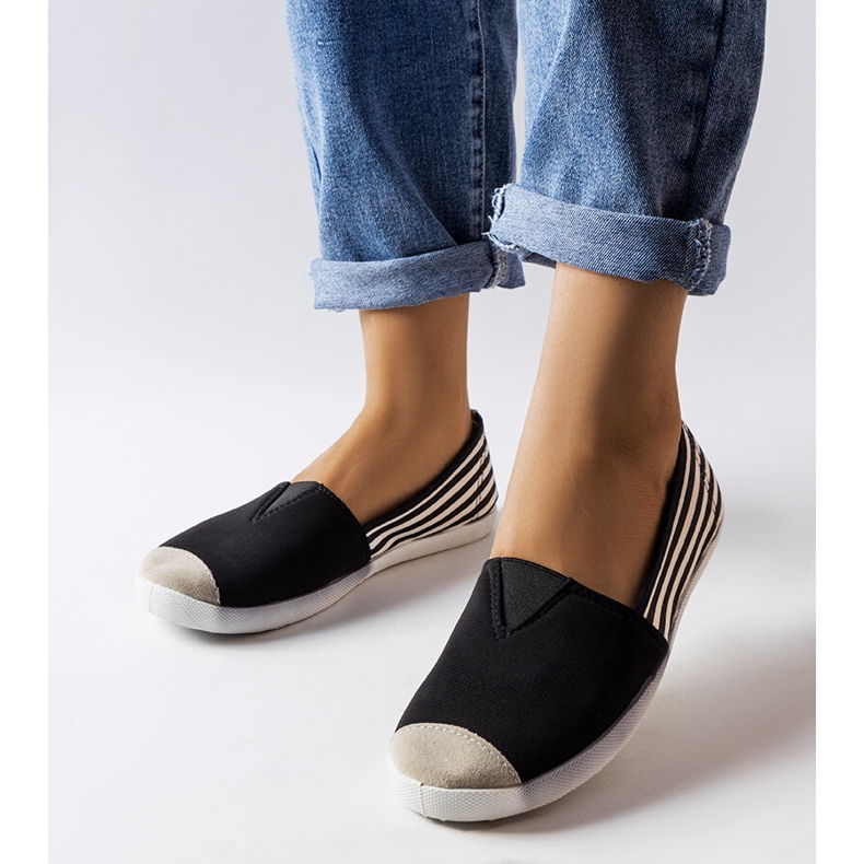 Sneaker in tessuto nero di Harlee 1