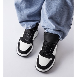 Sneaker alte nere Elizabeth nero 1