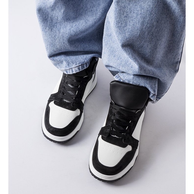 Sneaker alte nere Elizabeth nero 1