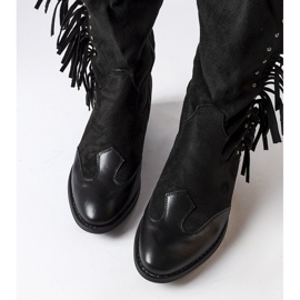 Stivali da cowboy neri di Tabita nero 1