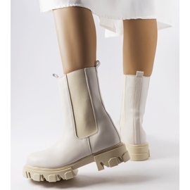 Stivali da lavoro slip-on beige Vallejo 1