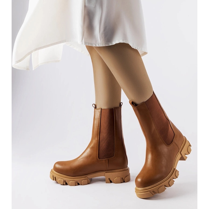 Stivali da lavoro slip-on marroni Vallejo marrone 1