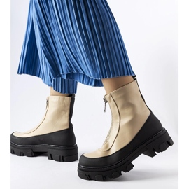 Stivaletti grossi beige di Morley 1