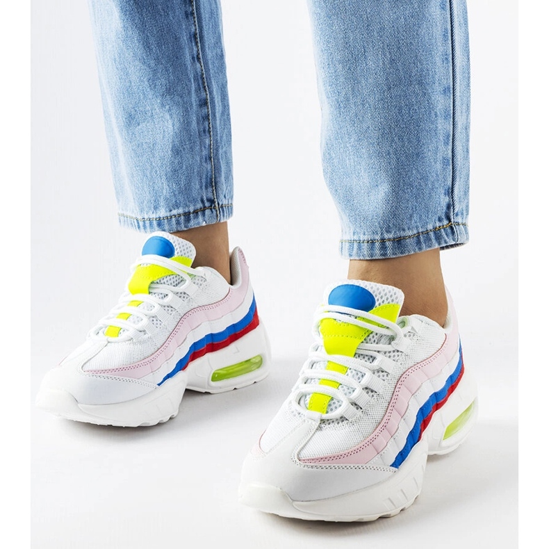 Inna Sneakers bianche con inserti colorati di Joline bianca 1