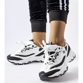 Sneakers sportive bianche e nere di Kouri bianca 2