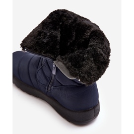 Stivali da neve alti isolati da donna Blu navy Luxina 1