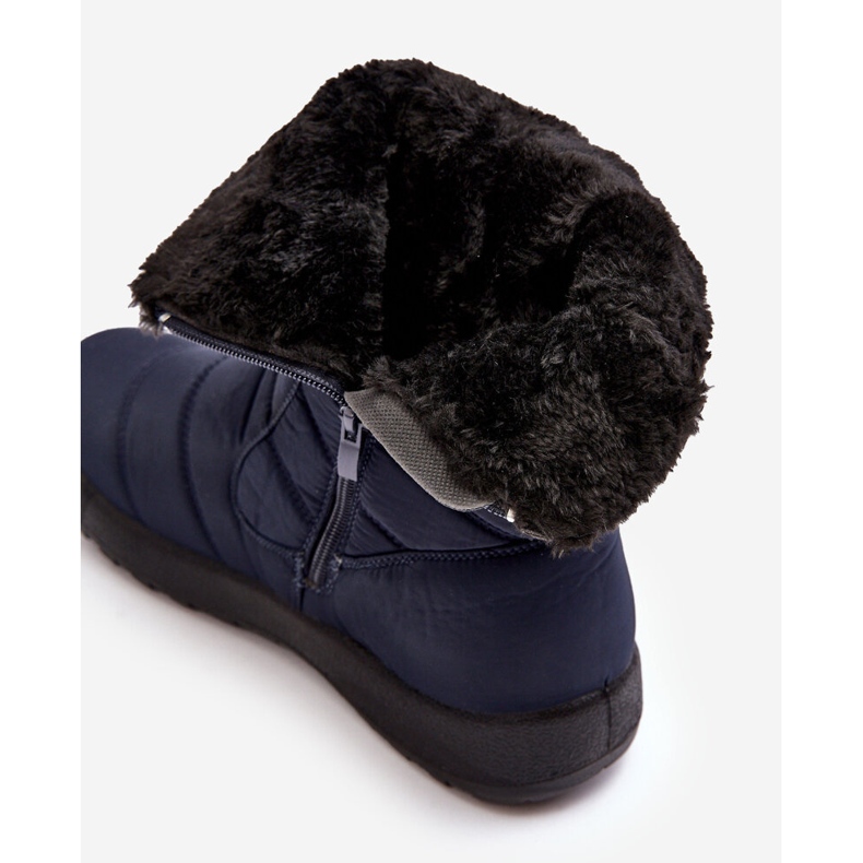 Stivali da neve alti isolati da donna Blu navy Luxina 1
