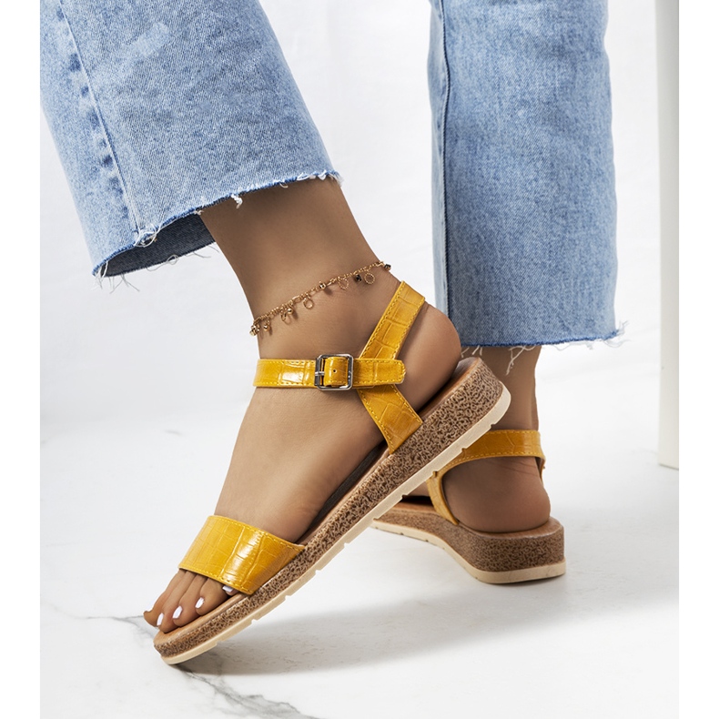 Sandali da donna gialli Speier giallo 1