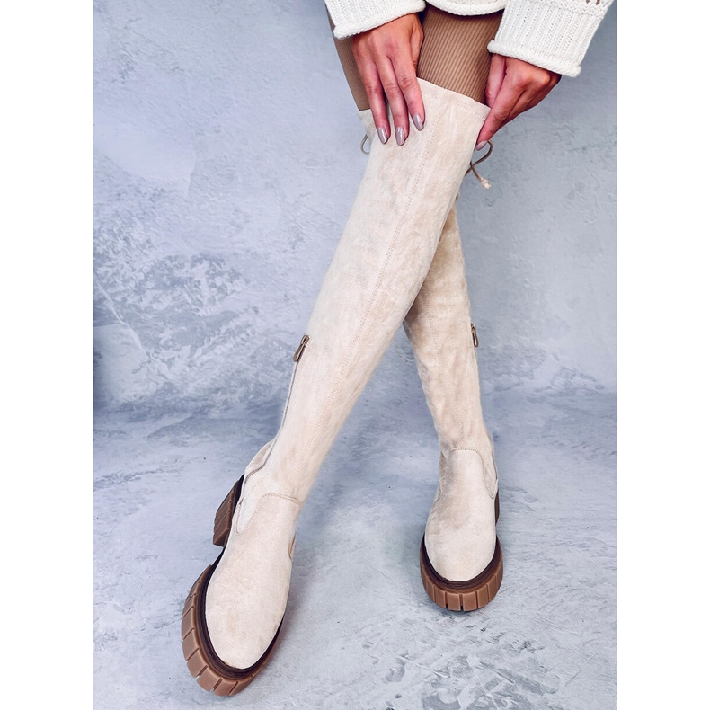 Stivali da donna Alyssa Beige 1