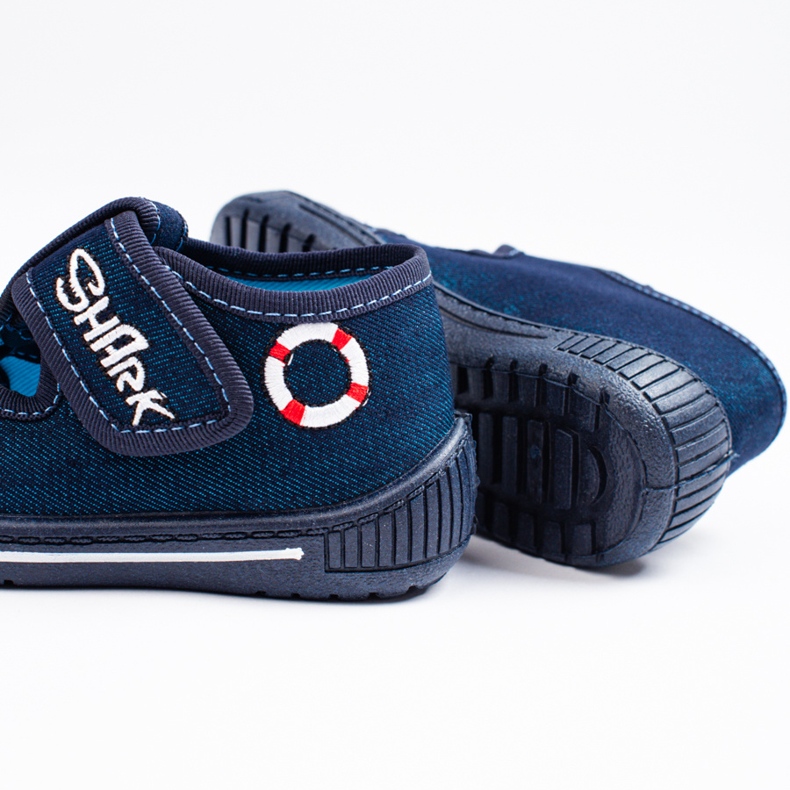 SHELOVET Pantofole blu navy per un bambino all'asilo 3F 2