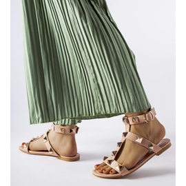 Inna Sandali rosa con borchie Ignazio 1