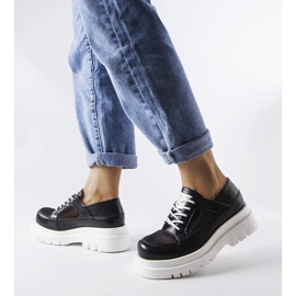 Inna Massicce scarpe Tasmin nere traforate nero 1