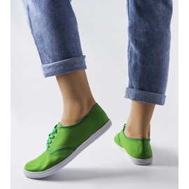 Scarpe da ginnastica verdi Wang verde 1