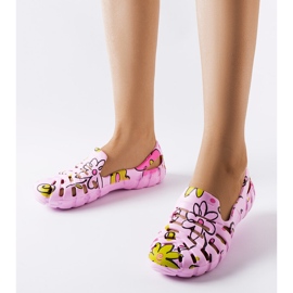 Ballerine in gomma rosa con fantasia Finley 1