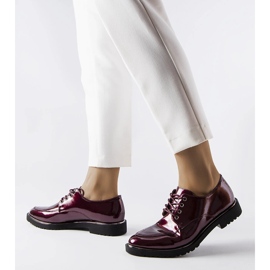 Inna Scarpe in vernice bordeaux di Florentina rosso 1
