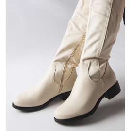 Stivali Muijsi in ecopelle beige 1