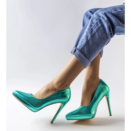 Kristin tacchi a specchio verde 1