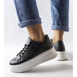 Sneakers nere con plateau Holante nero 1