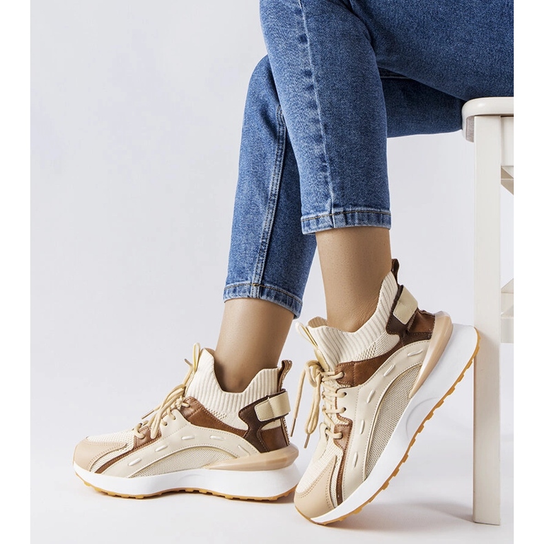 Inna Sneaker sportive beige di Begins 1