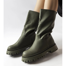 Stivaletti Hollie verde opaco 1