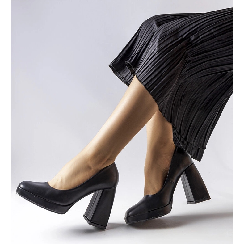 Décolleté nere con tacco alto di Mailly nero 1