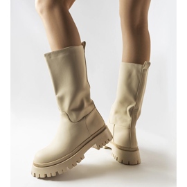 Stivaletti Hollie beige opachi 1