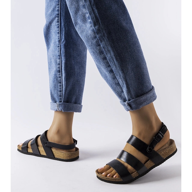 Sandali in sughero nero di Lee Cooper 1