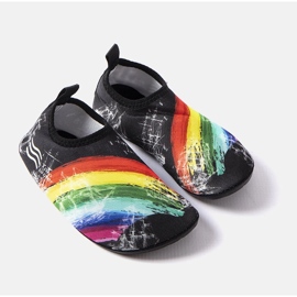 Scarpe da acqua Slipen colorate per bambini nero nero 1