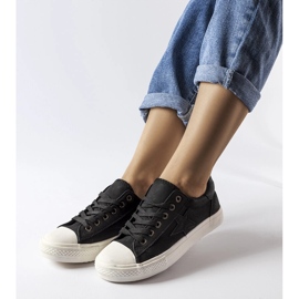 Inna Sneakers Padovano in tessuto nero 1