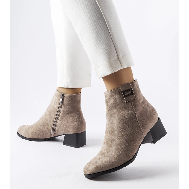 Stivaletti beige di Fletcher MR2130-4 1