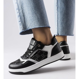 Inna Sneakers nere decorate con il monogramma Isidor nero 1