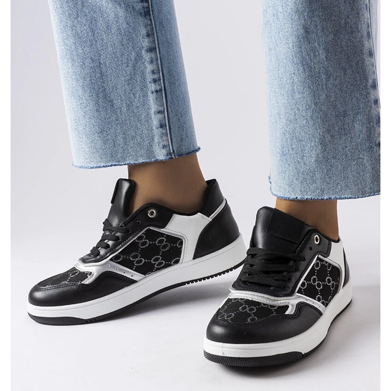Inna Sneakers nere decorate con il monogramma Isidor nero 2