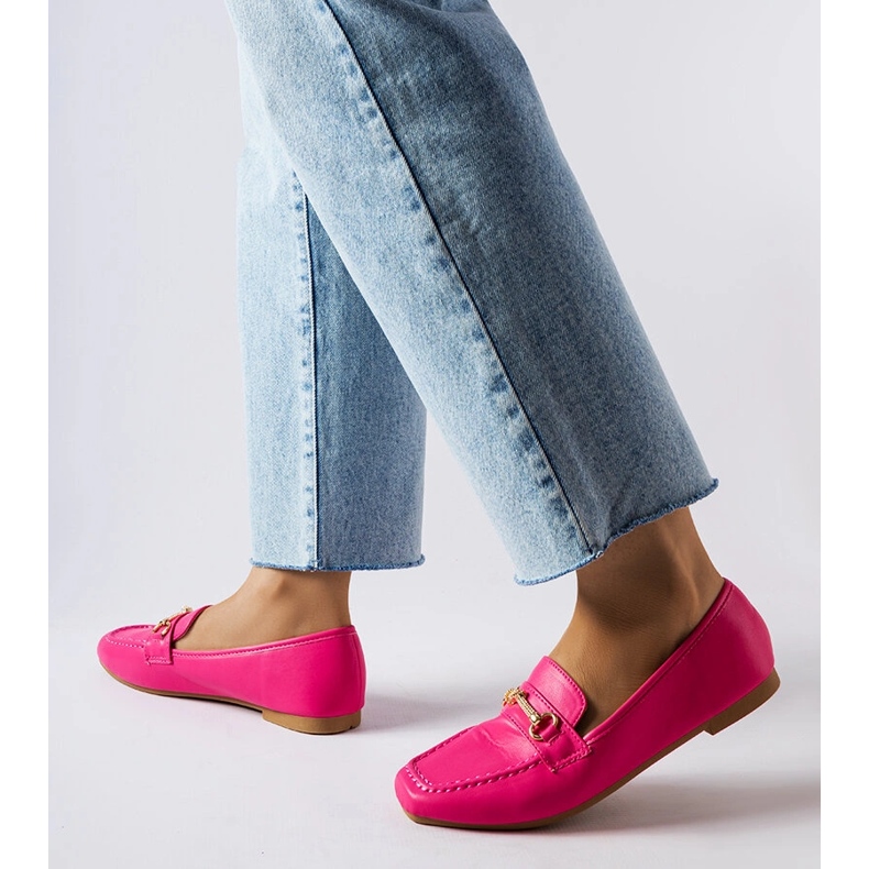 Mocassini decorativi rosa di Docherty 1