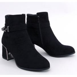 Eleganti stivaletti con tacco alto Khalia Black nero 1