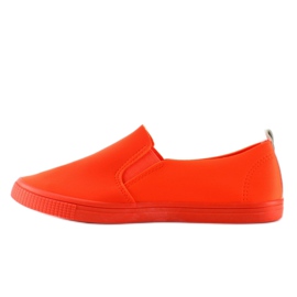 Eleganti sneakers slip-on JX31 ​​Arancioni arancia 2