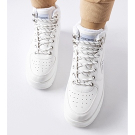 Kappa 243047 Fallou scarpe isolanti bianche bianco 2