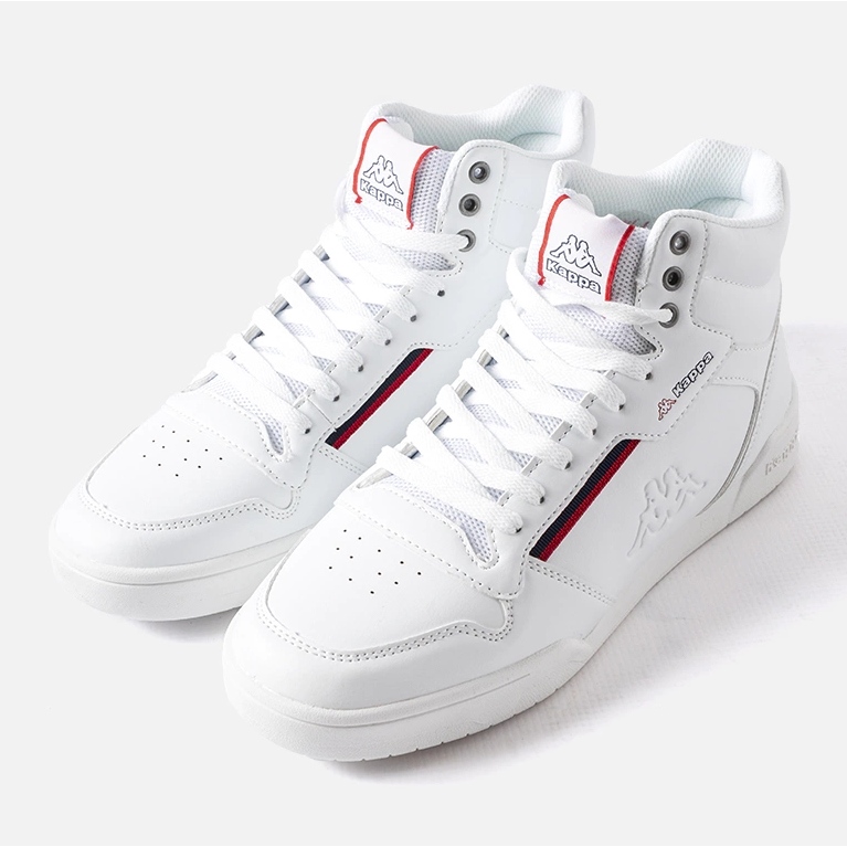 Kappa Sneakers alte bianche da uomo 242764 Manganese bianco 1
