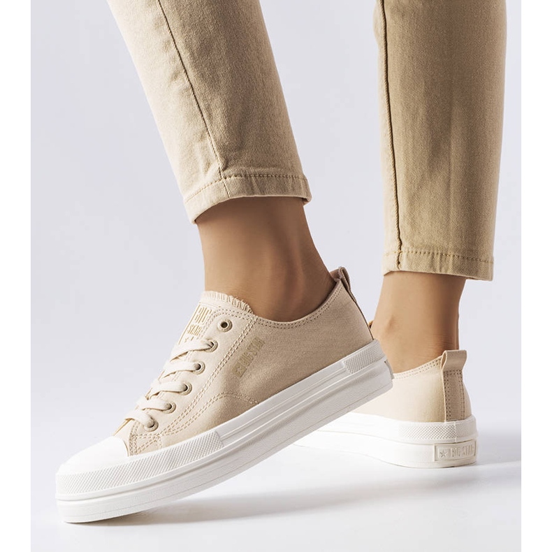 Sneakers con plateau beige di Big Star LL274969 1